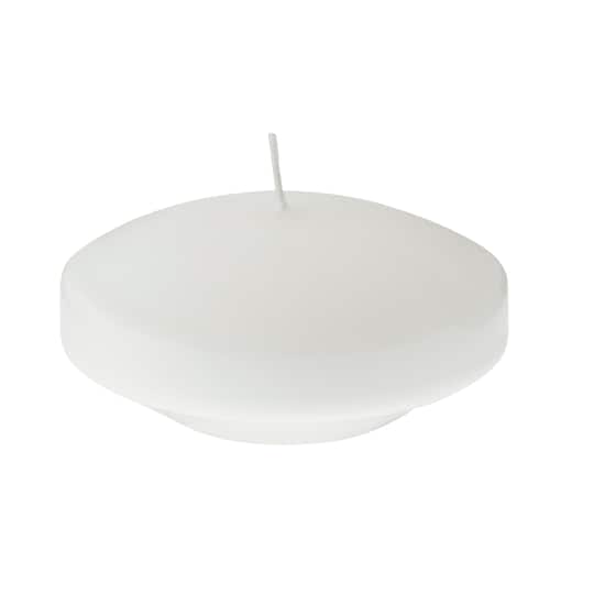 Michaels, Basic Elements™ White Floating Candles, 4ct. by Ashland® – Category: Wax Candles